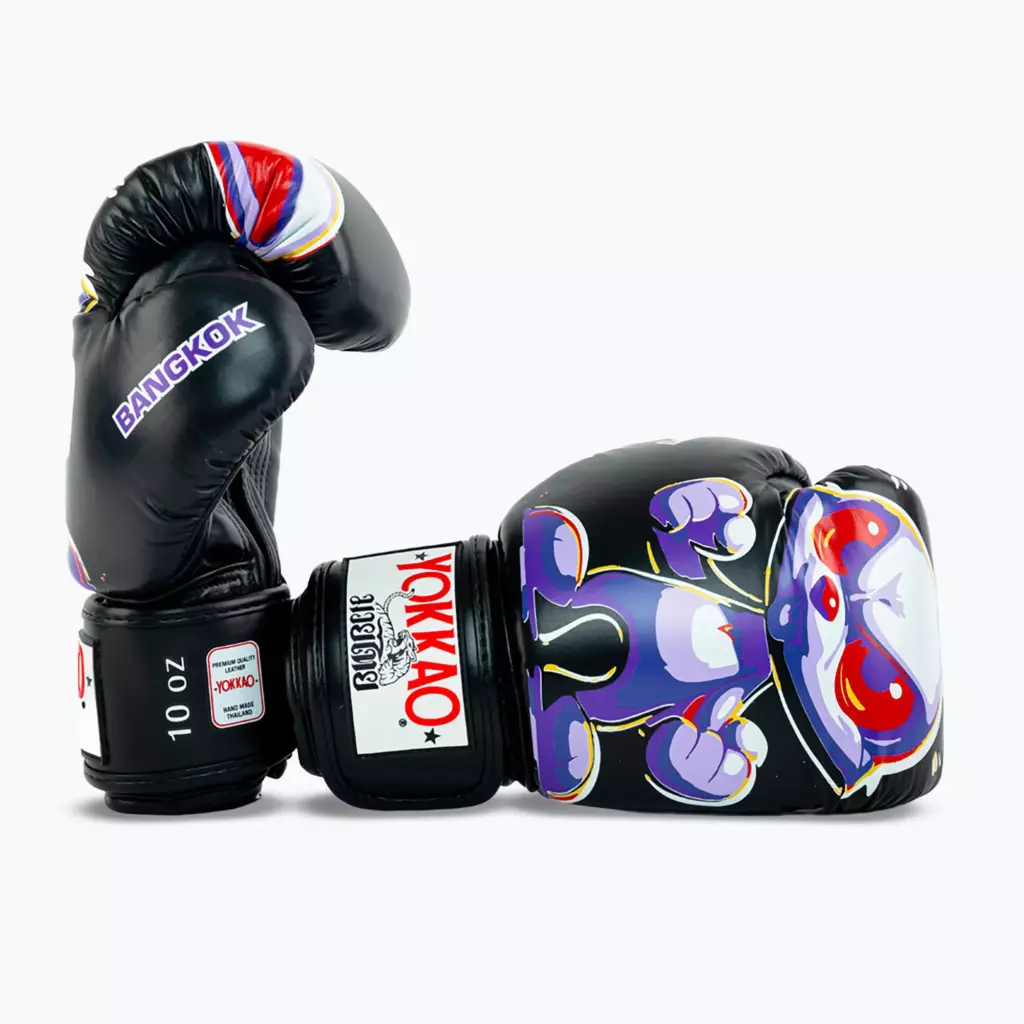 Боксёрские перчатки YOKKAO Angry Rabbit Boxing black