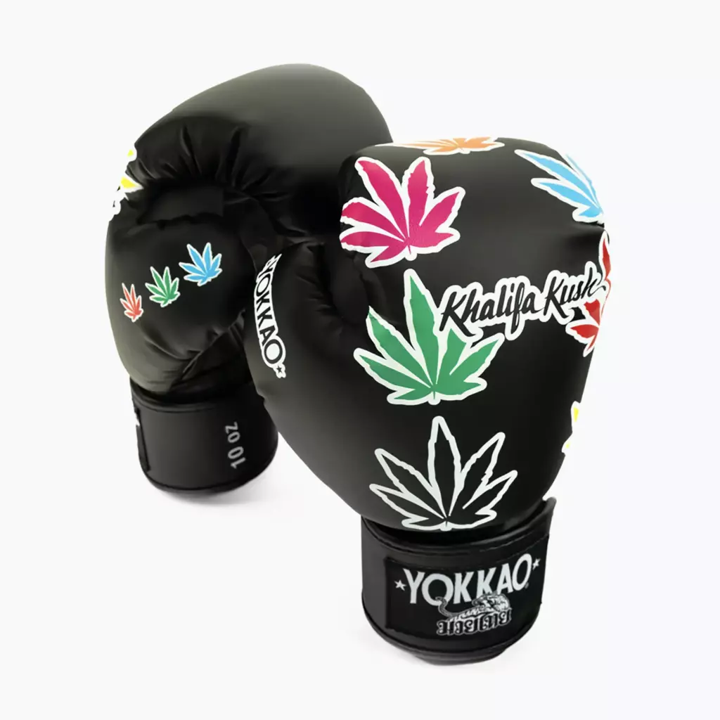 Боксёрские перчатки YOKKAO Khalifa Kush Boxing black