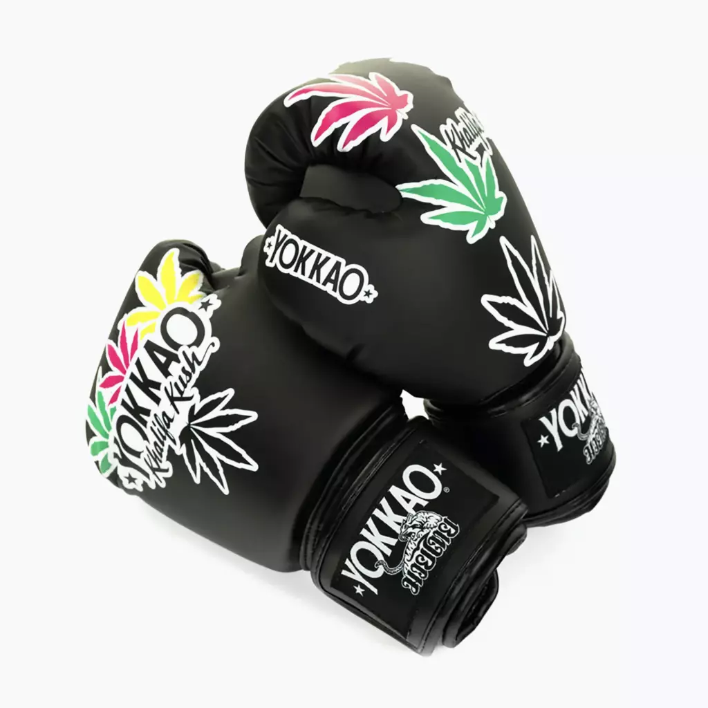 Боксёрские перчатки YOKKAO Khalifa Kush Boxing black