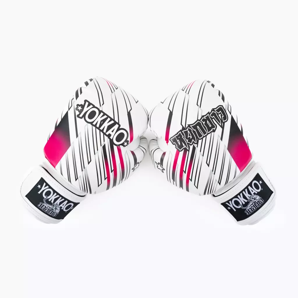 Боксёрские перчатки YOKKAO Power Boxing white