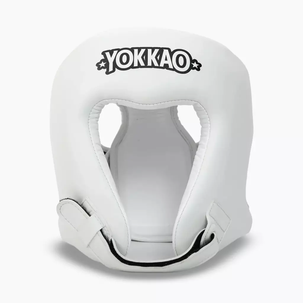 Боксёрский шлем YOKKAO Competition white