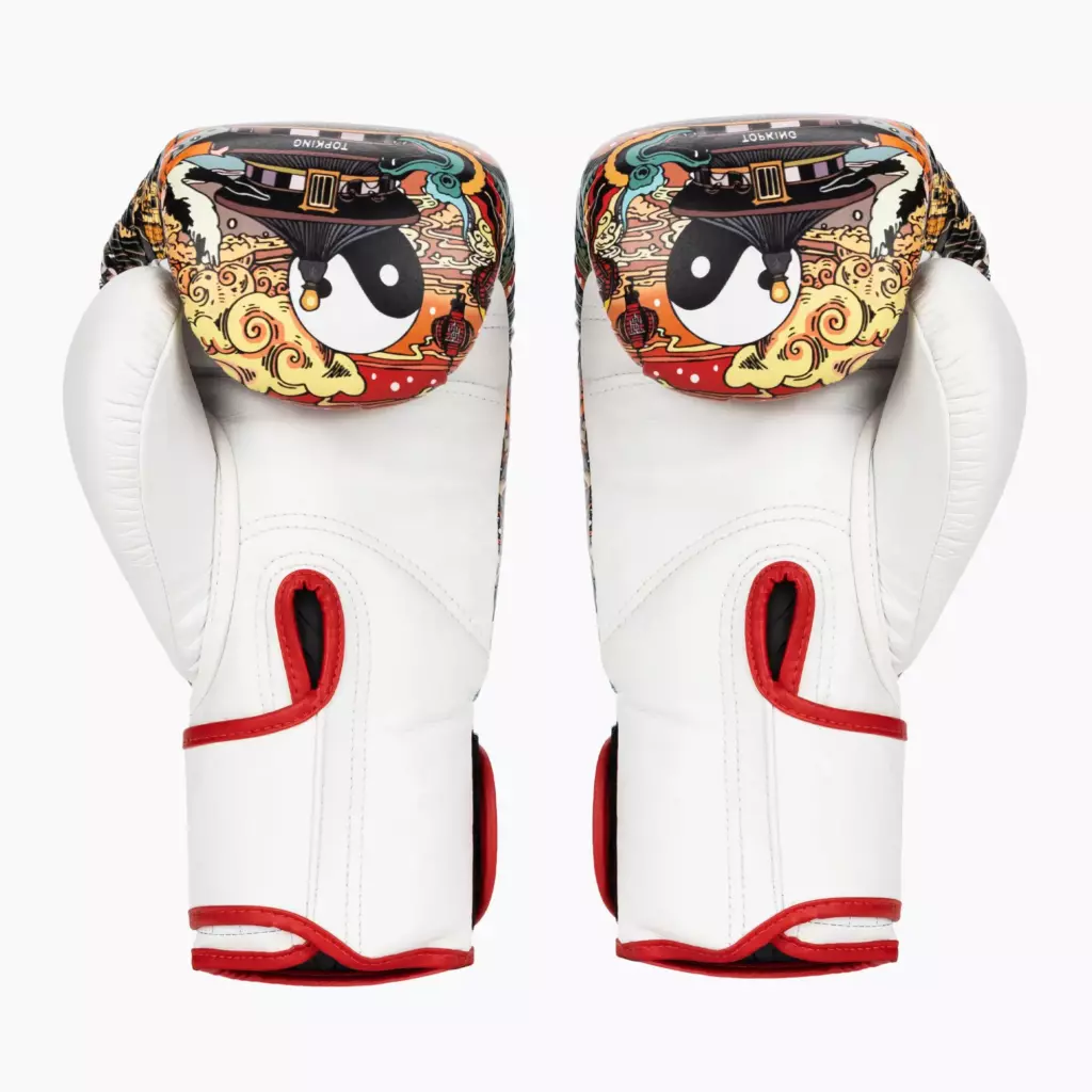 Боксёрские перчатки Top King Boxing Culture black/red TKBGCT-SL-2C3