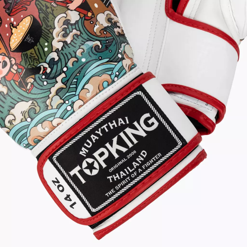 Боксёрские перчатки Top King Boxing Culture black/red TKBGCT-SL-2C3