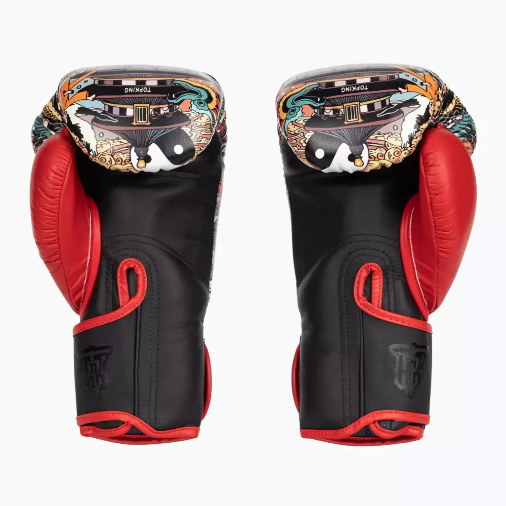 Боксёрские перчатки Top King Boxing Culture black/red TKBGCT-SL-2C3