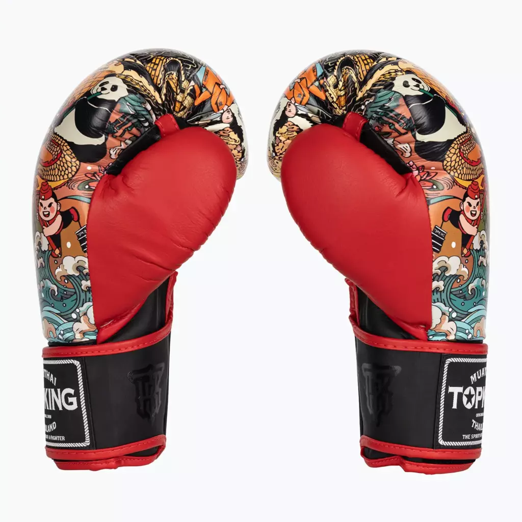 Боксёрские перчатки Top King Boxing Culture black/red TKBGCT-SL-2C3