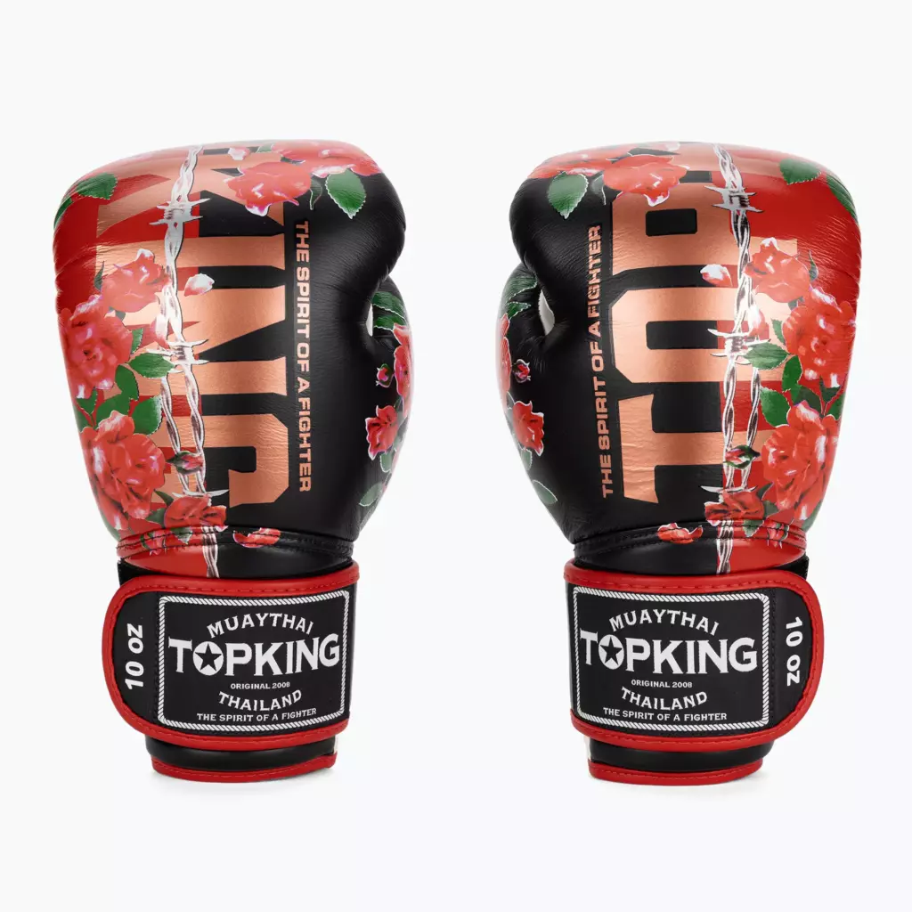 Боксёрские перчатки Top King Boxing Rose white/black