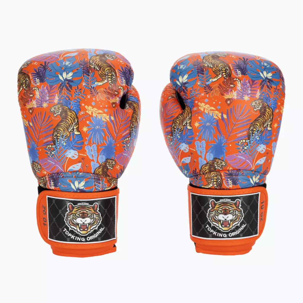 Боксёрские перчатки Top King Boxing Wild Tiger black/orange
