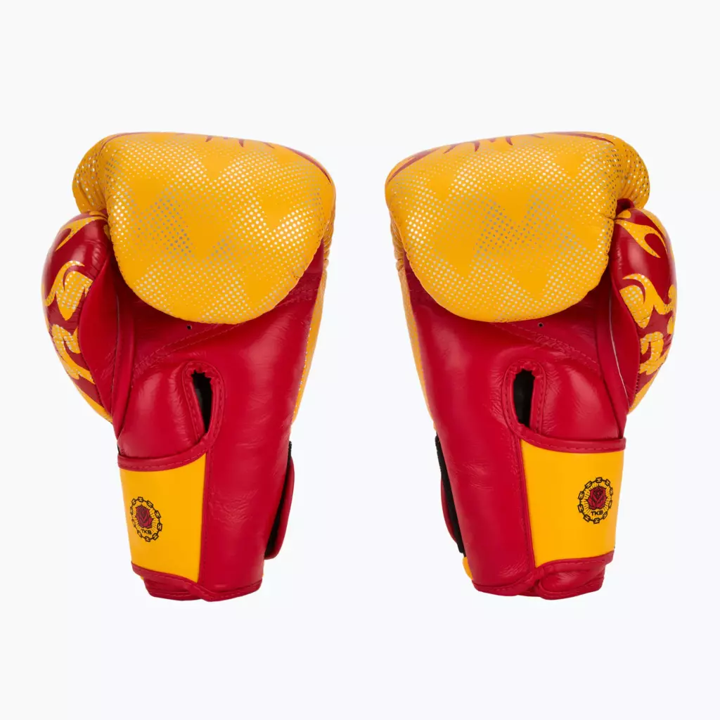 Боксёрские перчатки Top King Boxing Dragon yellow