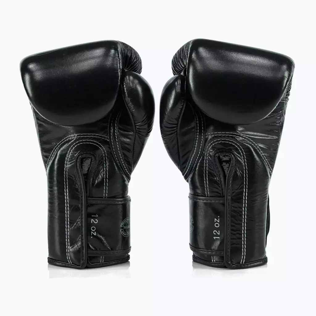 Боксёрские перчатки Fairtex Glory Kickboxing Competition Training Boxing black/silver