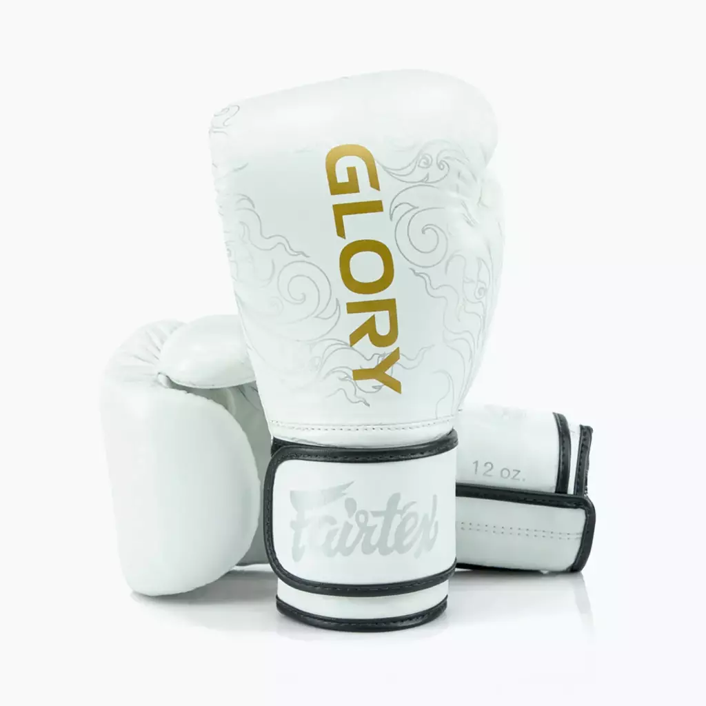 Боксёрские перчатки Fairtex Glory Kickboxing Competition Training Boxing white