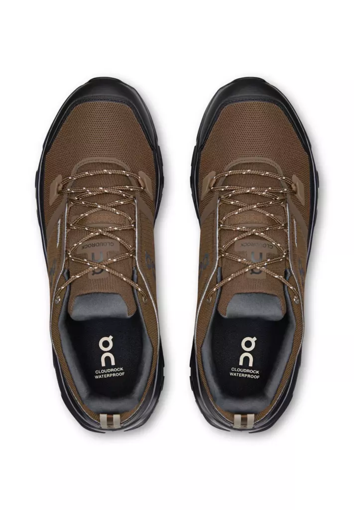 Кроссовки On Cloudrock Low Waterproof earth black
