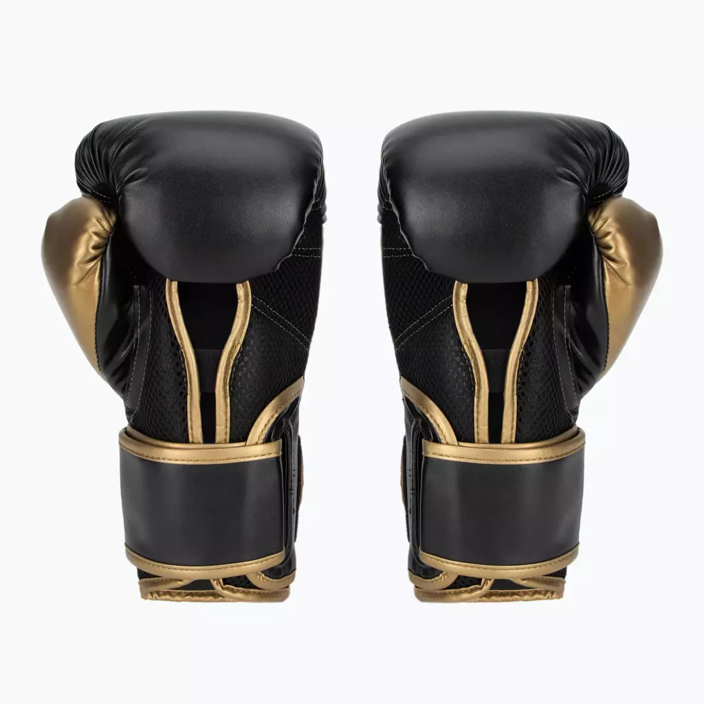 Боксёрские перчатки Everlast Powerlock 2 black/gold