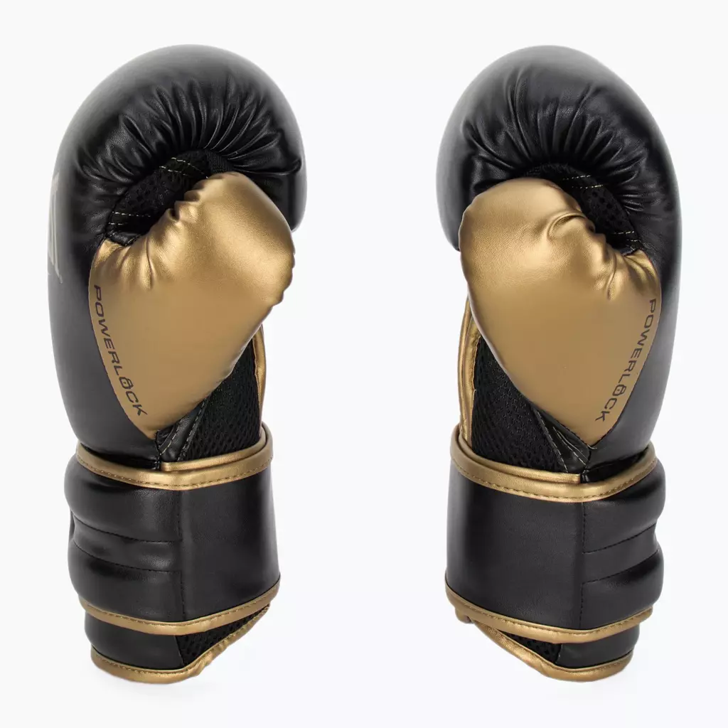 Боксёрские перчатки Everlast Powerlock 2 black/gold