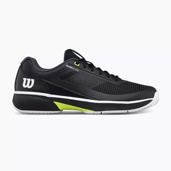 Теннисные Кроссовки Wilson Rush Lite 5 Clay black/white/safety yellow