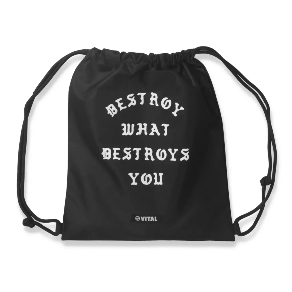 Кимоно VITAL DESTROY WHAT DESTROYS YOU синее