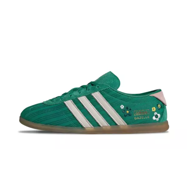 Adidas x Liberty London Gazelle Lo Pro W "Bright Green"- зелёные
