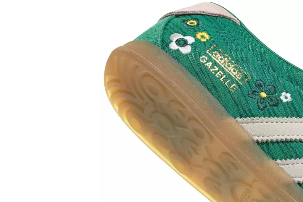 Adidas x Liberty London Gazelle Lo Pro W "Bright Green"- зелёные