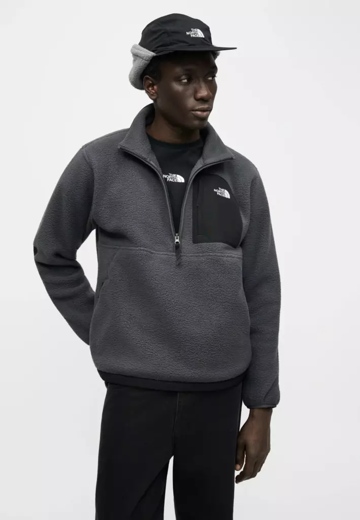 Мужская юмиори с застежкой-молнией The North Face 1/4 asphalt grey/black