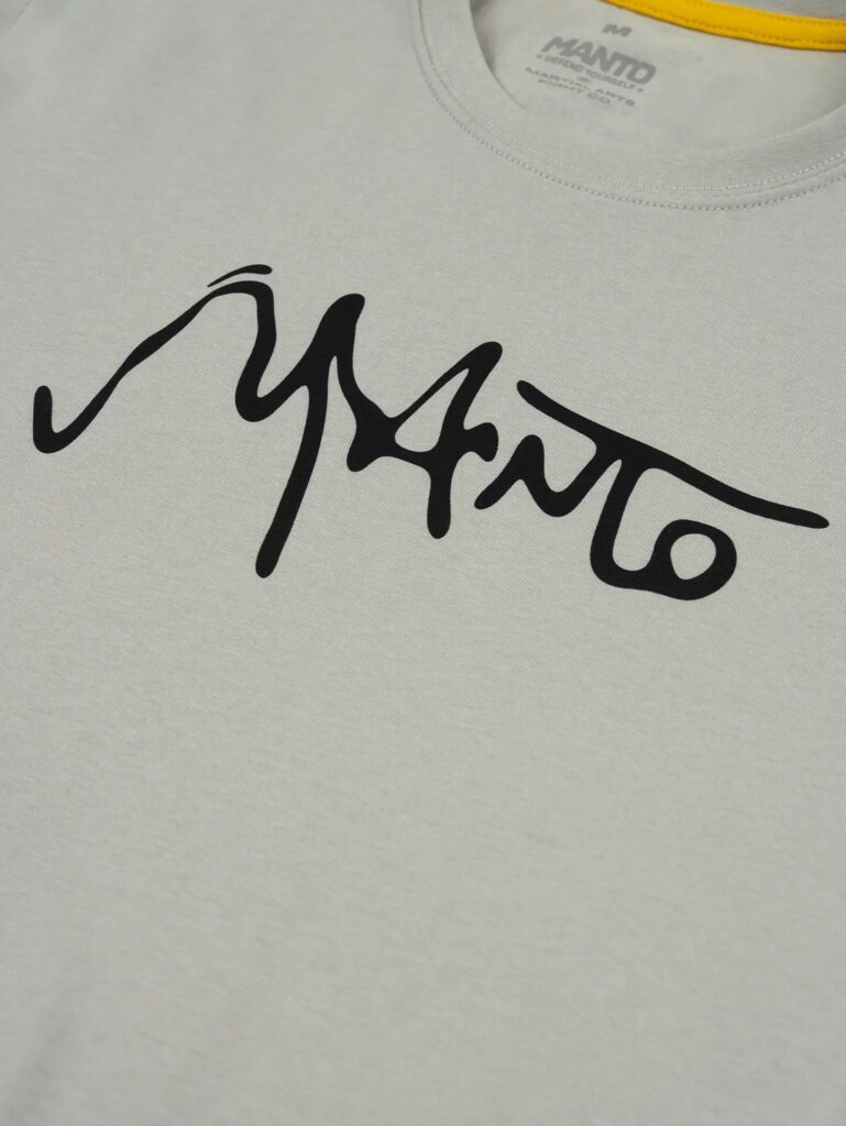 Футболка MANTO INK светло-серая