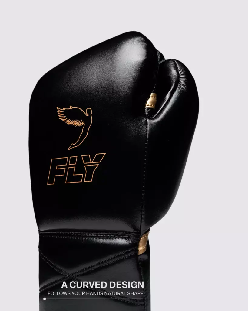 Боксёрские перчатки Fly SUPERLACE PRO X 2 GLOVES - Black/Gold