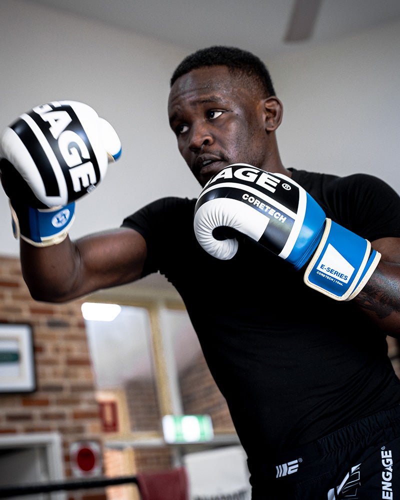 Боксёрские перчатки Engage E-SERIES BOXING GLOVES (MILITARY BLUE)