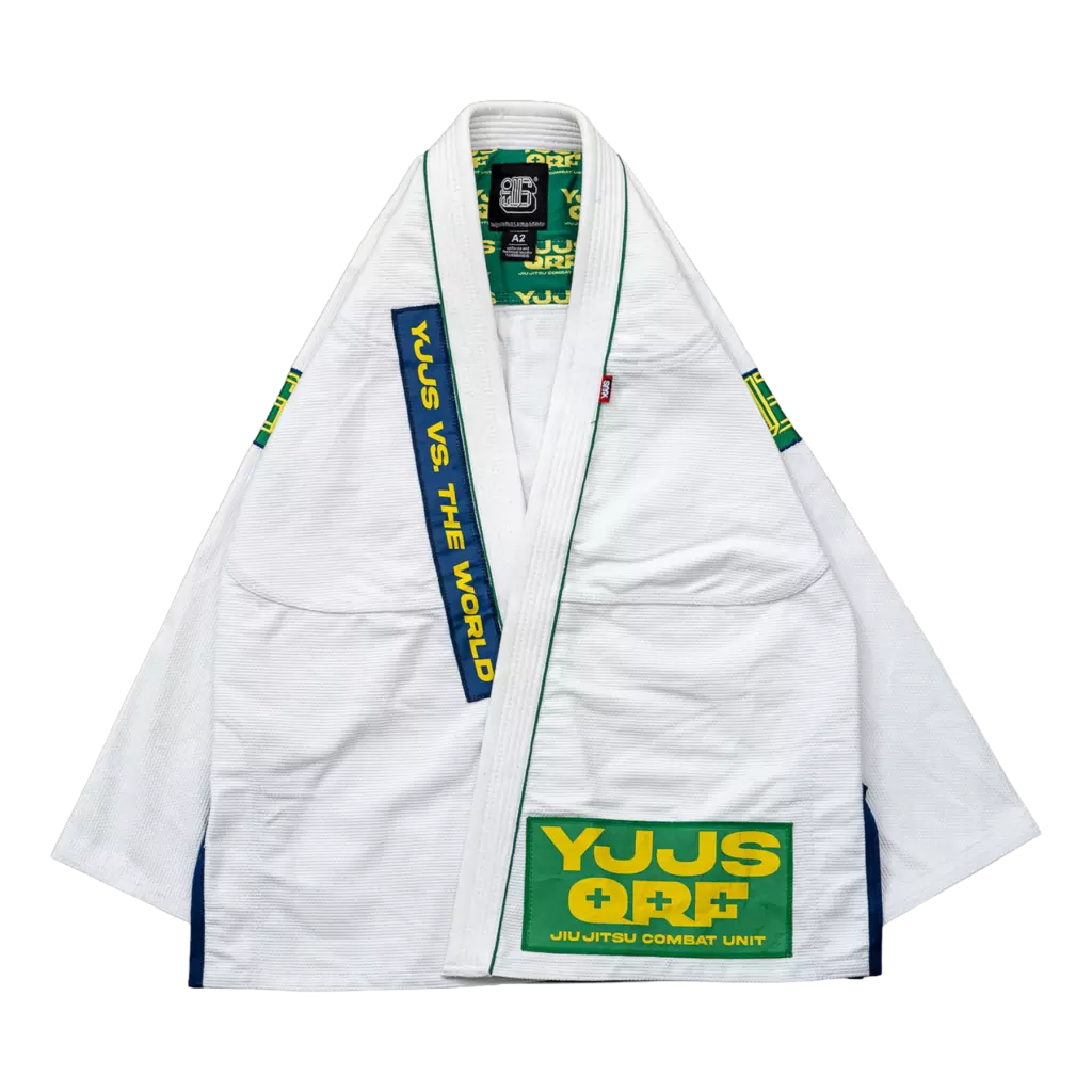 Кимоно YJJS - QRF BRASIL (WHITE)