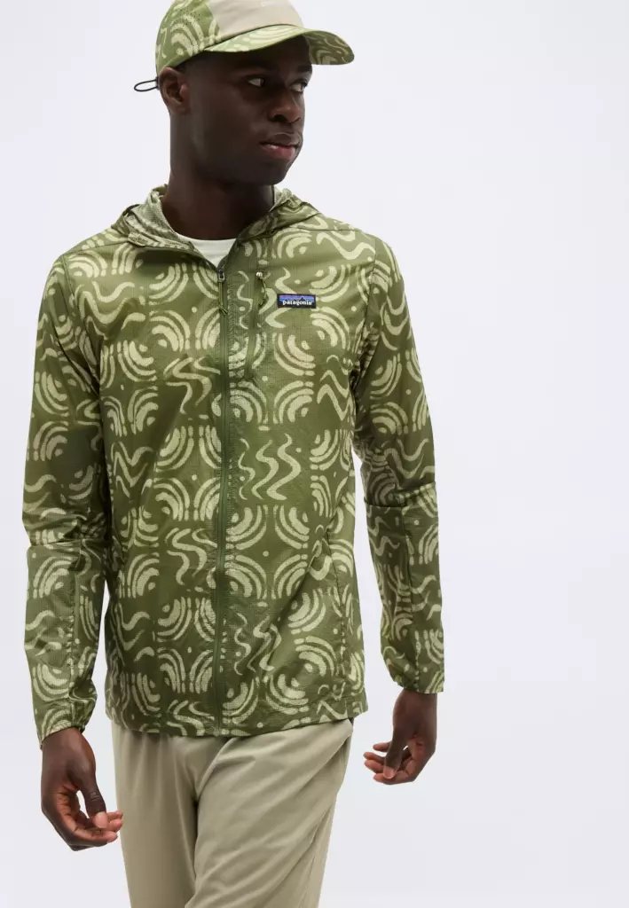 Ветровка Patagonia HOUDINI - sand/caper green