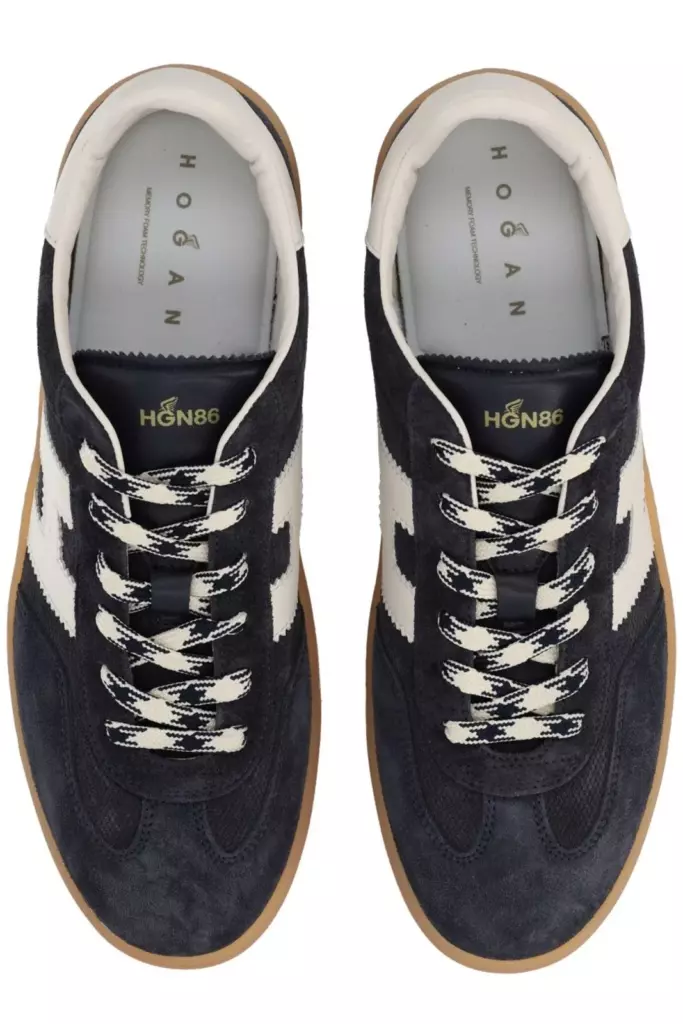 Кроссовки Hogan Logo-Patch Lace-Up Sneakers