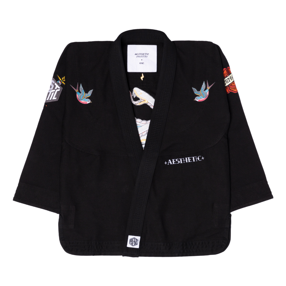 Кимоно Aesthetic Old School (Black)