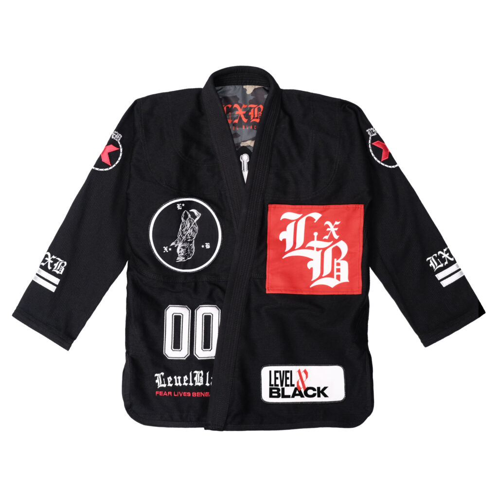 Кимоно Level x Black WAR MACHINE BLACK