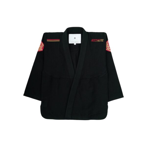 Кимоно Aesthetic Competitor - (Black/Carmine Red)