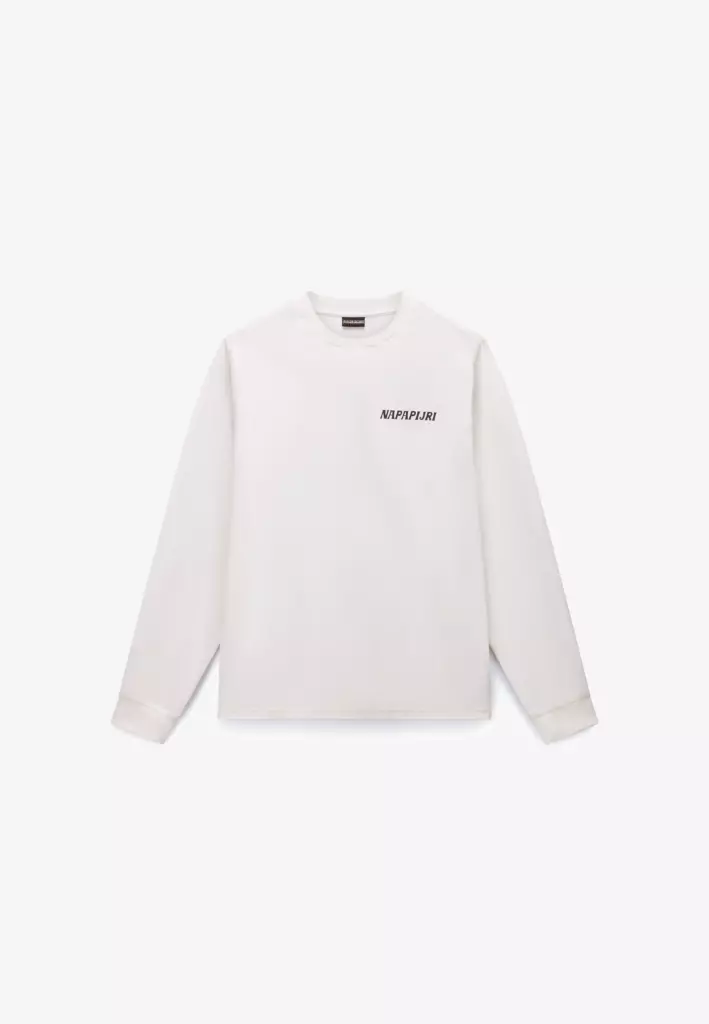 Лонгслив Napapijri SOL white whisper