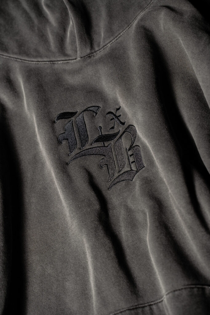 Худи Level x Black Embroidered Lockdown Vintage Black Ultra