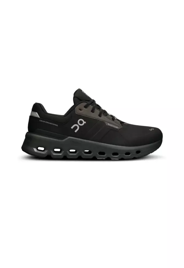 Кроссовки для бега On Cloudrunner 2 Waterproof magnet black