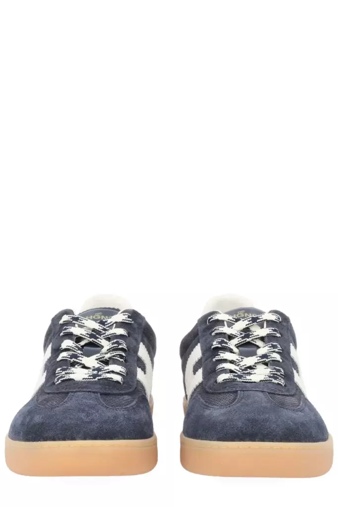 Кроссовки Hogan Logo-Patch Lace-Up Sneakers