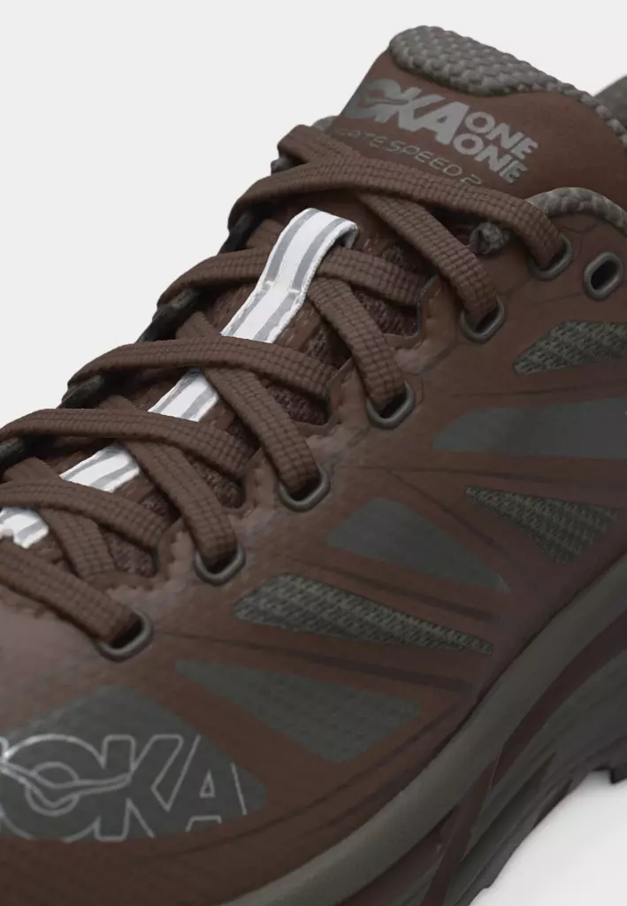 Кроссовки для бега HOKA MAFATE SPEED 2 - asphalt grey/walnut