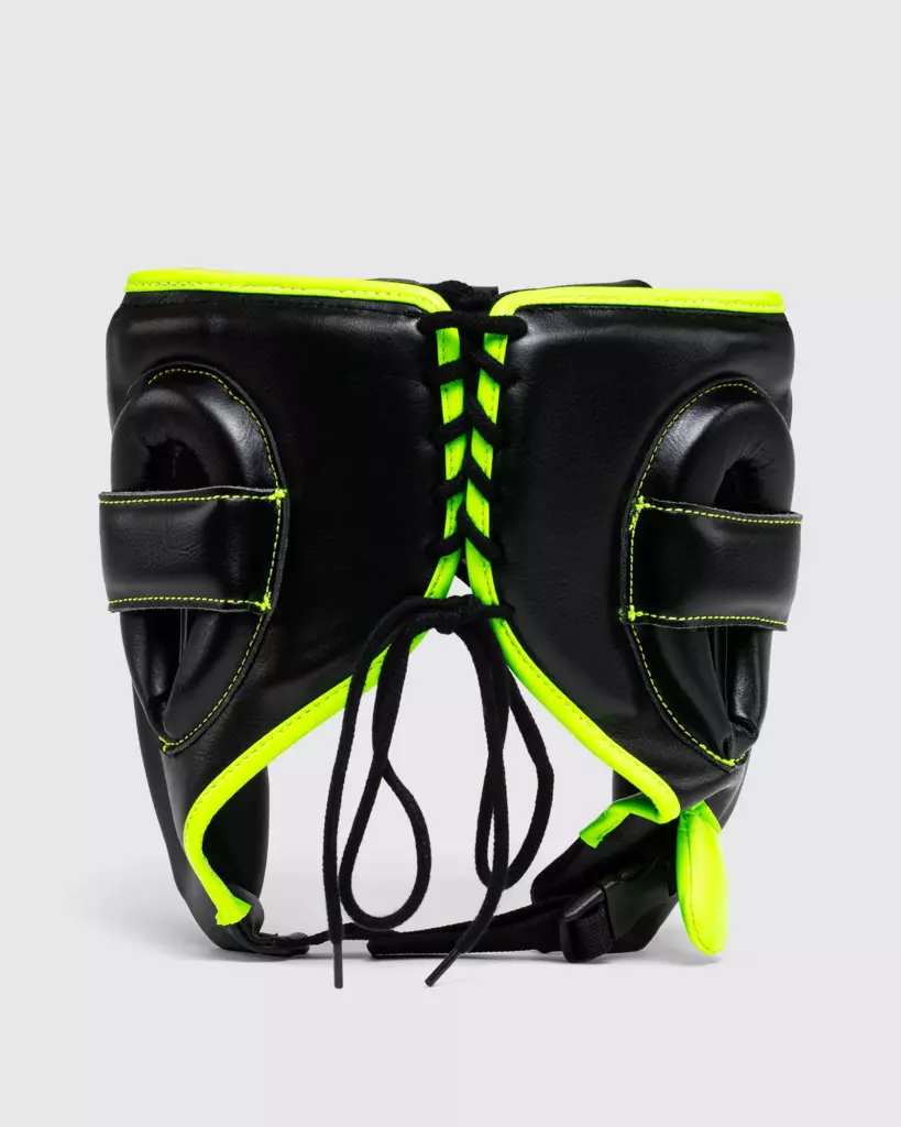 Боксёрский шлем Fly OPEN FACE X HEADGUARD Black/Neon