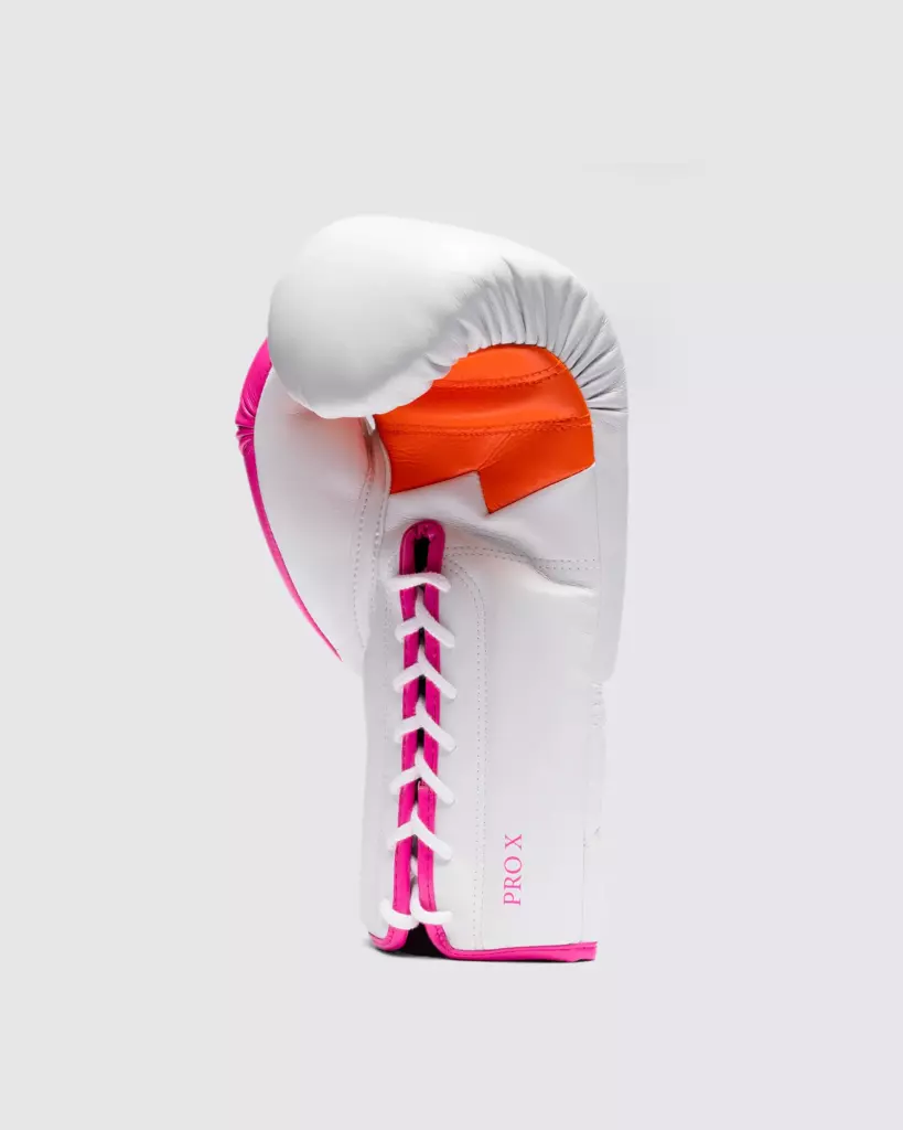 Боксёрские перчатки Fly SUPERLACE PRO X 2 GLOVES - White/Pink/Orange