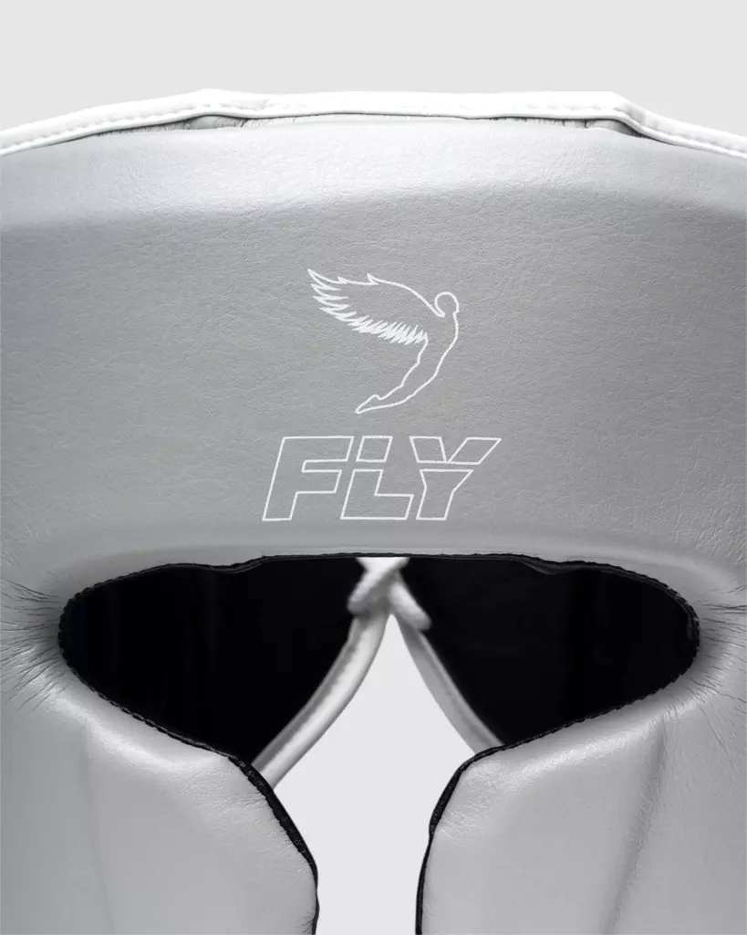 Боксёрский шлем Fly Knight X - Серый / Космический синий