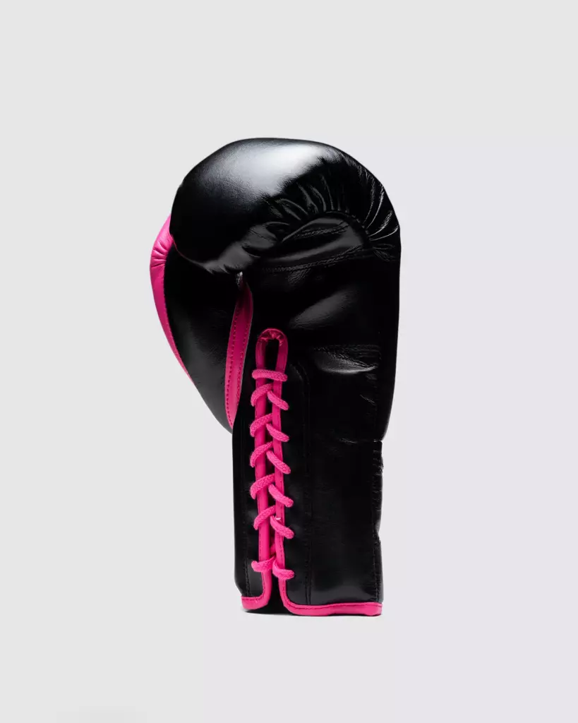 Боксёрские перчатки Fly SUPERLACE PRO X 2 GLOVES - Black/Knockout Pink
