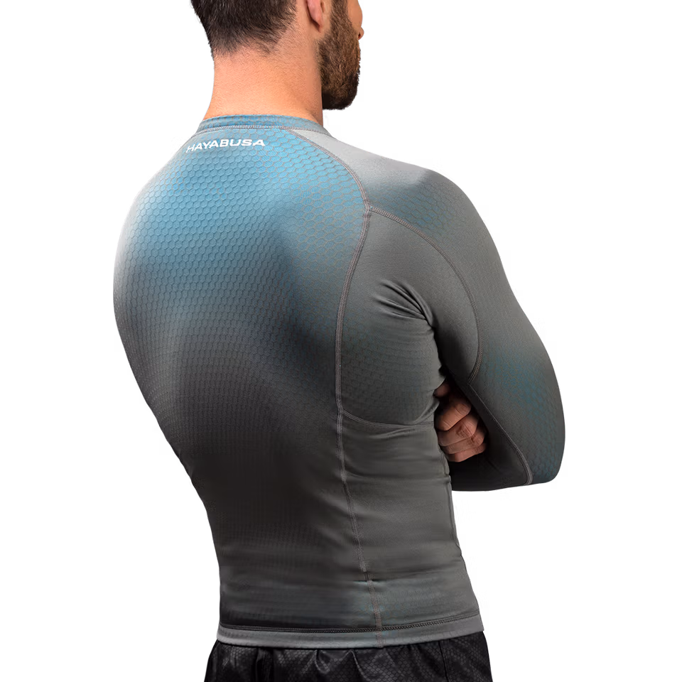 Рашгард Hayabusa GREY/AQUA