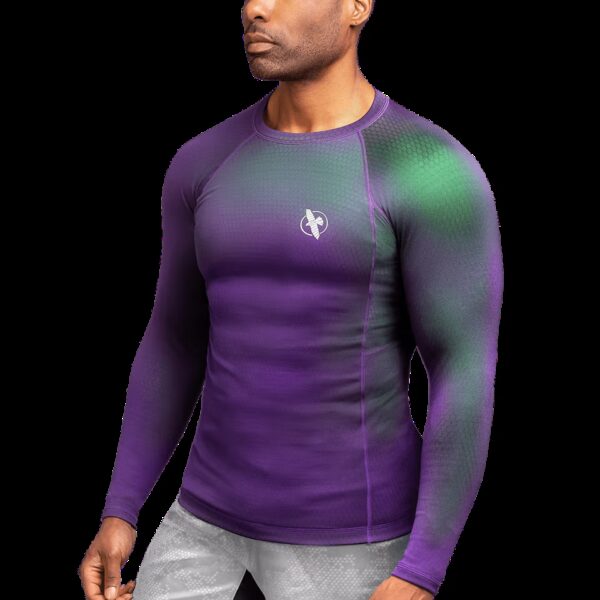 Рашгард Hayabusa PURPLE/GREEN