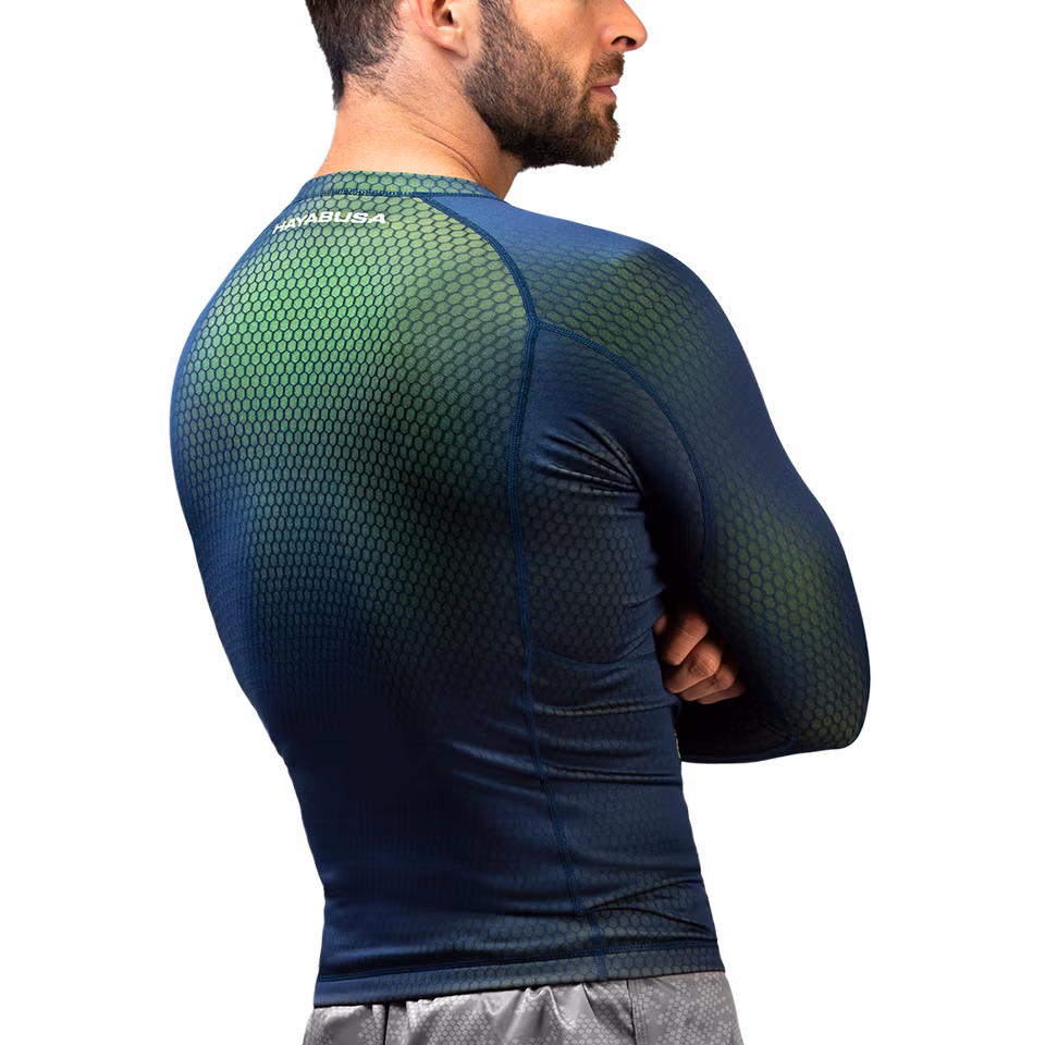 Рашгард Hayabusa PURPLE/GREEN
