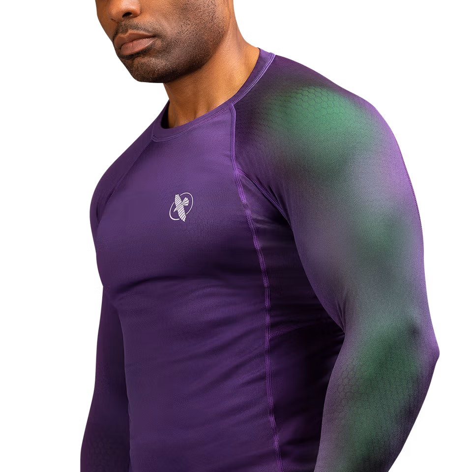 Рашгард Hayabusa PURPLE/GREEN