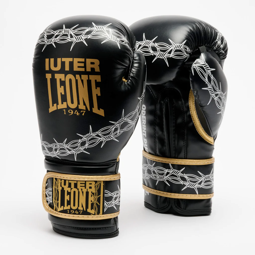 Боксёрские перчатки LEONE IUTER Barbed Wire GN02IU