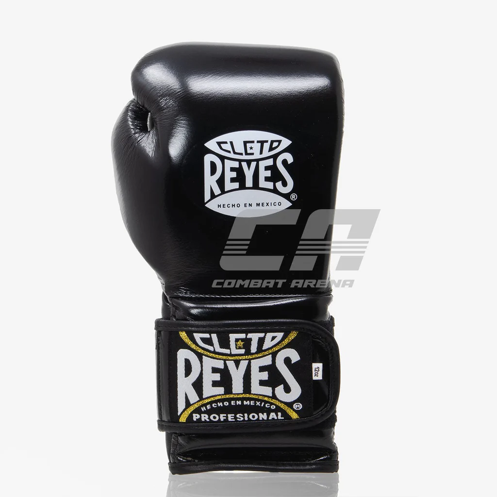 Боксёрские перчатки Cleto Reyes CE6 чёрно-серебрянные