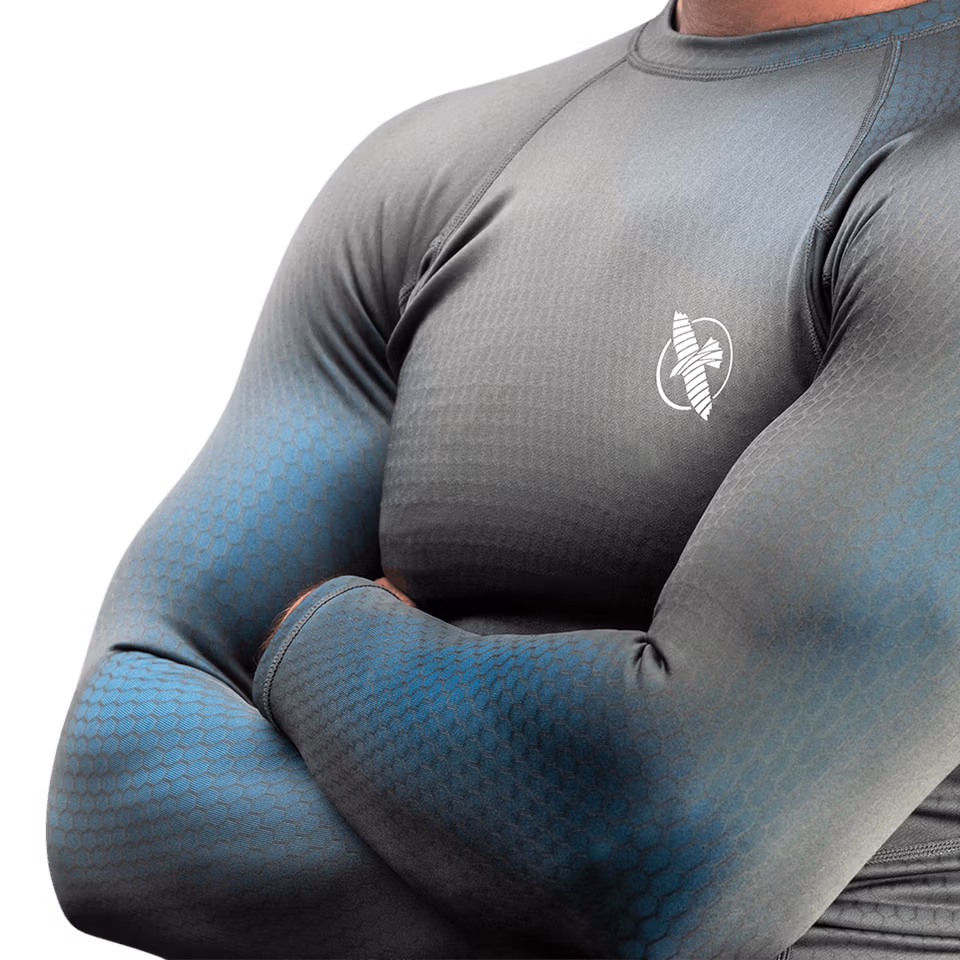 Рашгард Hayabusa GREY/AQUA
