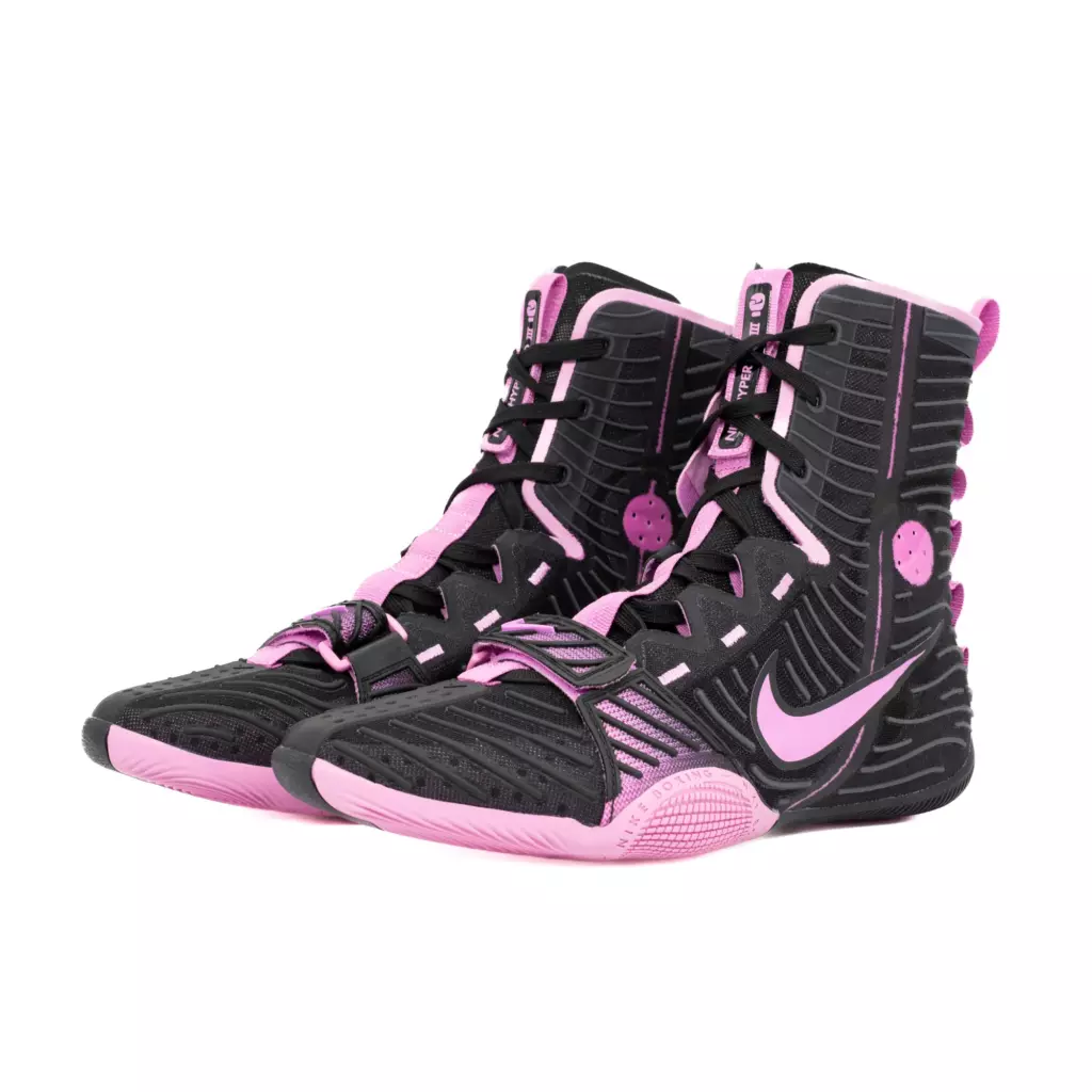 Боксёрки Nike Hyperko 3 чёрно-пурпурные
