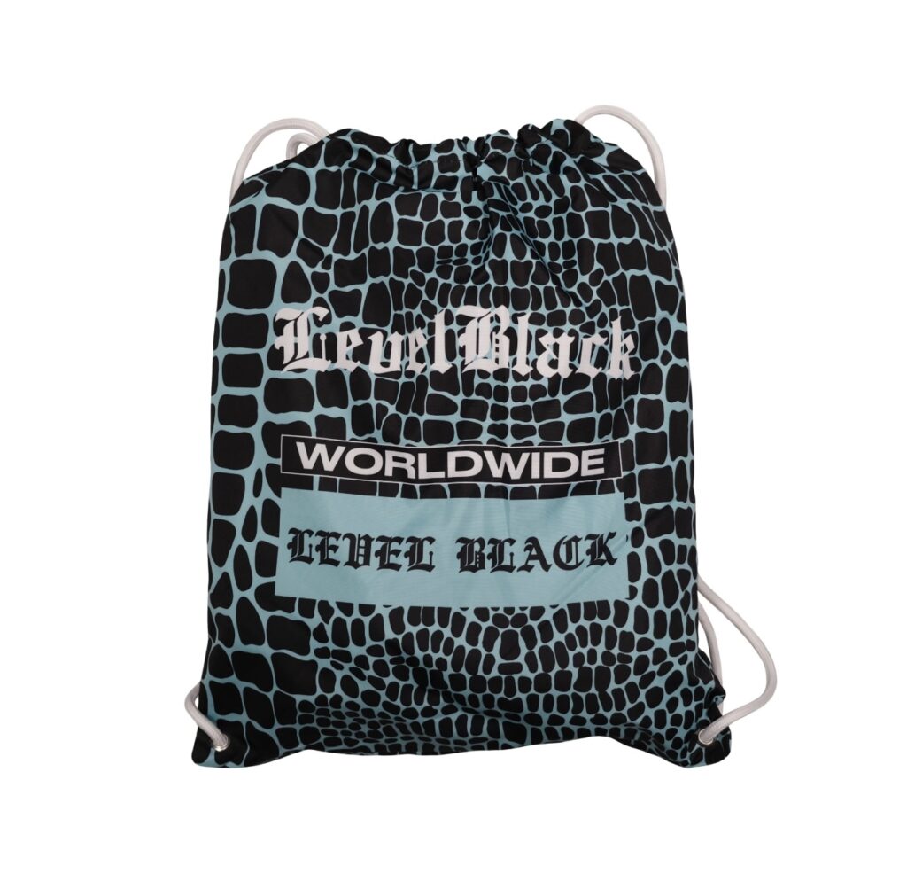 Кимоно Level x Black TEAL PYTHON белое