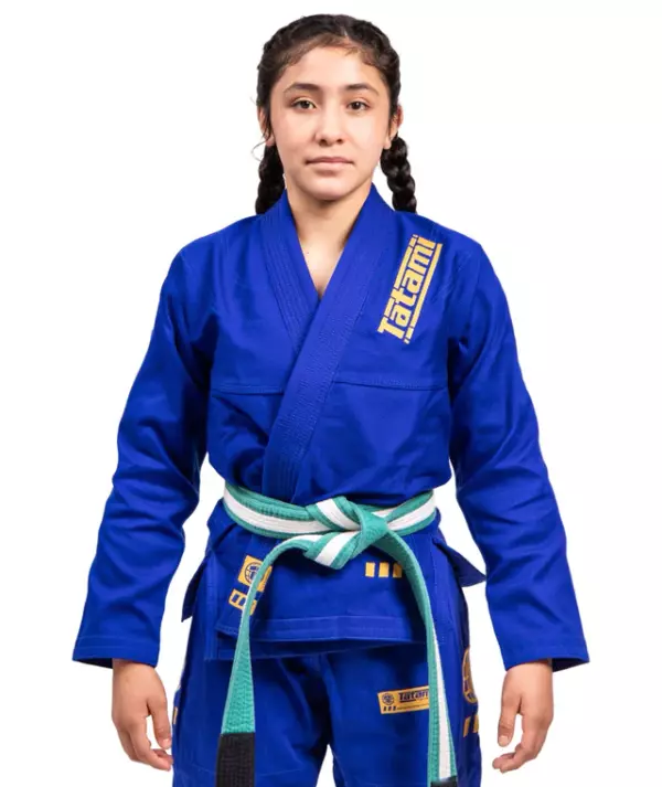 Детское кимоно Tatami PRO SERIES - BLUE & CHAMPION GOLD